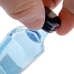 Image showing Alcohol bottle