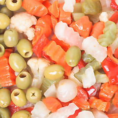 Image showing Mixed vegetables