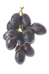 Image showing Bunch of red grapes

