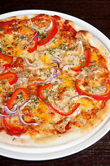 Image showing meat pizza