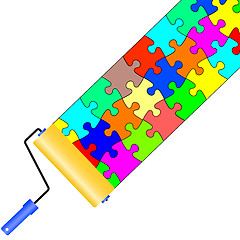 Image showing Background Vector Illustration jigsaw puzzle