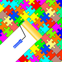 Image showing Background Vector Illustration jigsaw puzzle