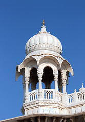 Image showing fragment of Jaswant Thada mausoleum in India