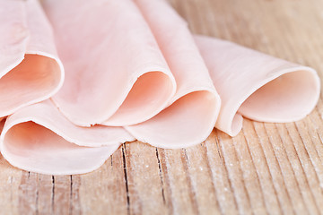 Image showing slices of ham 