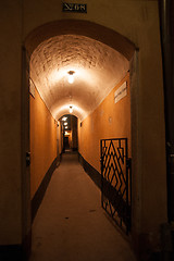 Image showing Stockholm old city at night