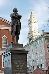 Image showing Samuel Adams Statue Boston