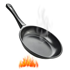Image showing Black Frying Pan
