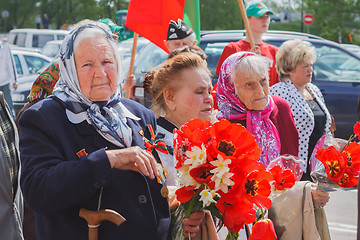 Image showing Unidentified veterans during the celebration of Victory Day. MIN