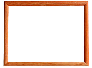 Image showing Vintage Photo Frame Isolated On White Background