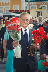 Image showing Unidentified veterans during the celebration of Victory Day. MIN