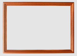 Image showing Vintage Photo Frame Isolated On White Background