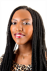 Image showing Closeup of black girl.