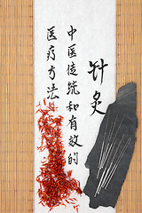 Image showing Safflower Chinese Medicine