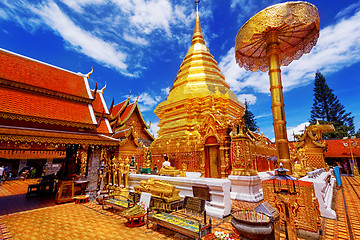Image showing temple  in chiang mai, Thailand