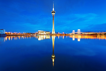 Image showing Macau at night 