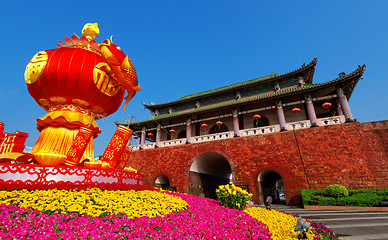 Image showing China city gate