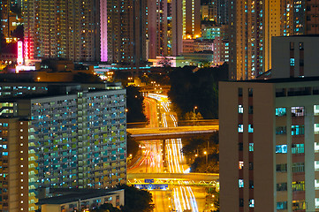 Image showing urban area at night