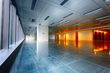 Image showing Large modern empty floor