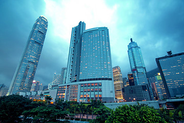 Image showing Hong Kong skylines 