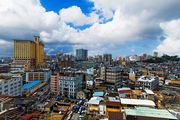 Image showing macau downtown city