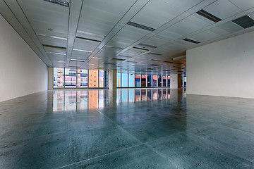 Image showing Large modern empty floor