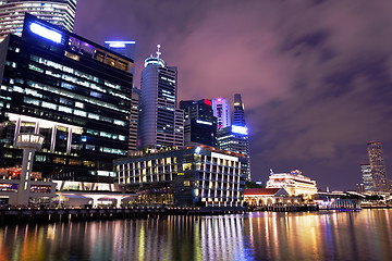 Image showing Singapore city skyline 