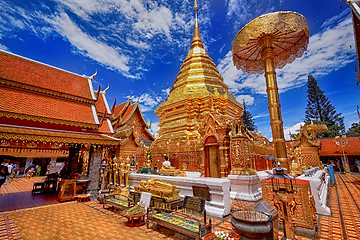 Image showing temple  in chiang mai, Thailand