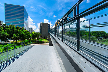 Image showing Pedestrian Footbridge