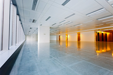 Image showing Large modern empty floor