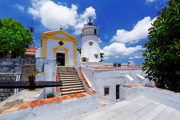 Image showing macau famous landmark, lighthouse