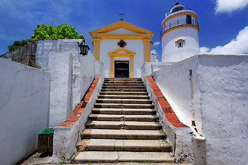 Image showing macau famous landmark, lighthouse