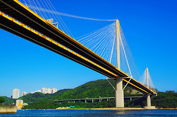 Image showing Ting Kau bridge, Hong Kong