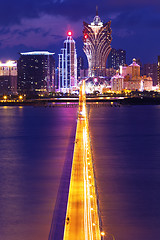Image showing Macau at night 
