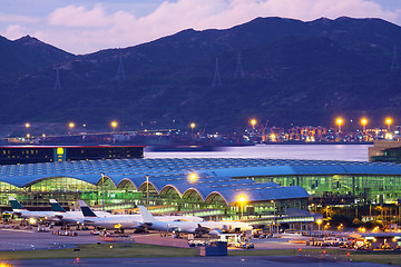 Image showing Hongkong airport at tung chung