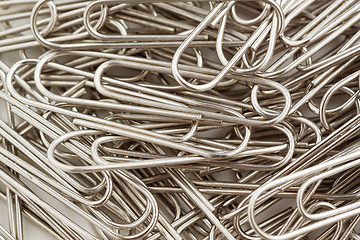 Image showing paper clips to background.