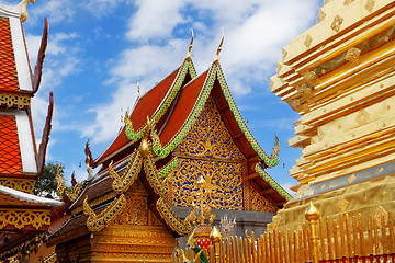 Image showing temple  in chiang mai, Thailand