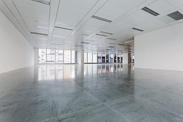 Image showing Large modern empty floor