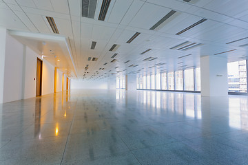 Image showing Large modern empty floor