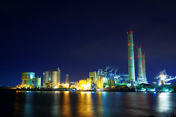 Image showing power station at night