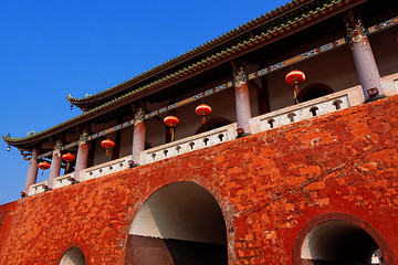 Image showing China city gate