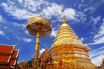 Image showing temple  in chiang mai, Thailand