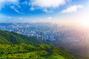 Image showing hong kong sunrise