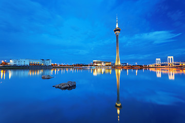 Image showing macau travel tower