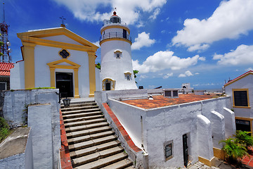 Image showing macau famous landmark, lighthouse