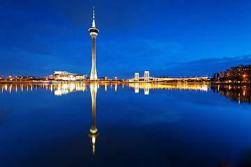 Image showing Macau at night 