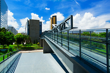 Image showing Pedestrian Footbridge