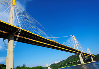 Image showing Ting Kau bridge, Hong Kong