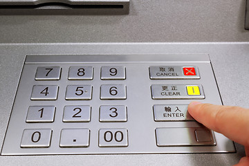 Image showing Press ATM EPP keyboard