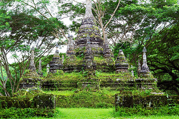 Image showing Alongkorn Chedi Pagoda in Chanthaburi, Thailand 