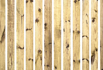 Image showing wooden fence